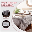 Safdie & Co. 3-piece Deer Microfiber Double Queen Comforter Set in Multi-Color