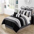 Safdie & Co. 7-piece Polyester Maddox King Comforter Set in Multi-Color