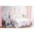 Safdie & Co. 3-piece Fabric Pineapples Double Queen Comforter Set in Multi-Color
