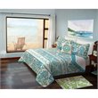 Safdie & Co. 2-piece Polyester Cyprus Twin Quilt Set in Multi-Color