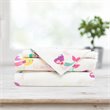Safdie & Co. 4-piece Modern Polyester Mermaid Double Sheet Set in White