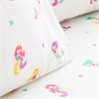 Safdie & Co. 4-piece Modern Polyester Mermaid Double Sheet Set in White