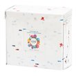 Safdie & Co. 4-piece Modern Polyester Underwater Double Sheet Set in White
