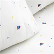 Safdie & Co. 4-piece Modern Polyester Space Double Sheet Set in White