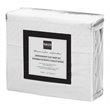 Safdie & Co. 4-piece Modern Polyester Solid Double Sheet Set in White Finish