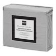 Safdie & Co. 4-piece Modern Polyester Solid Double Sheet Set in Light Gray