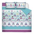 Safdie & Co. 3-piece Polyester Fiona Double Queen Quilt Set in Multi-Color