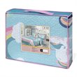 Safdie & Co. 3-piece Polyester Rainbow Double Queen Quilt Set in Multi-Color