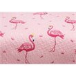 Safdie & Co. 2-piece Polyester Flamingo Twin Quilt Set in Multi-Color