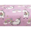 Safdie & Co. 2-piece Polyester Unicorn Twin Quilt Set in Multi-Color