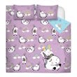 Safdie & Co. 2-piece Polyester Unicorn Twin Quilt Set in Multi-Color