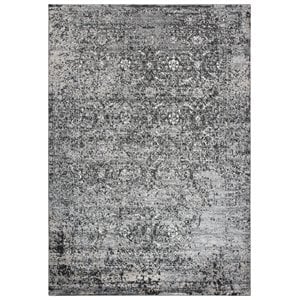 Encore 5'2&quot x 7'3&quot Traditional Over dye Brown/Gray/Rust/Blue Power-Loomed Rug