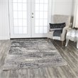 Encore 8' x 10' Abstract Brown/Gray/Rust/Blue Power-Loomed Area Rug