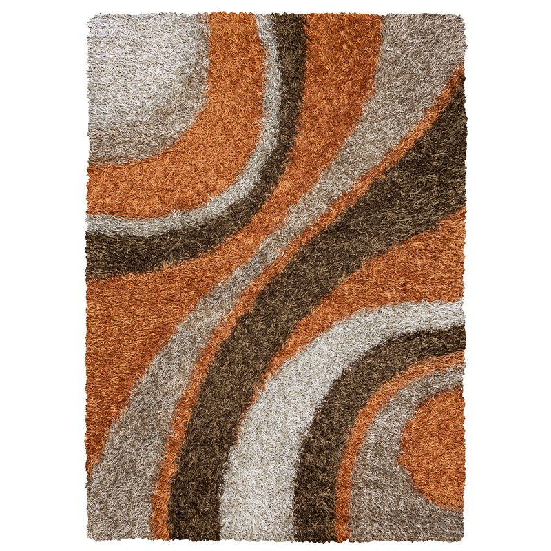 Kempton 8' x 10' Stripe Multi/Ivory Tufted Area Rug