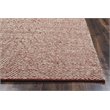 Twist 3' x 5' Chevron Burgundy  Off White Hand Woven Area Rug