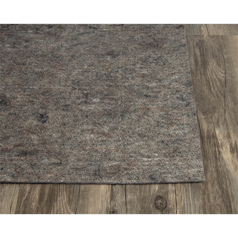 Rizzy Home Premium Gray Synthetic Fabric Rug Pad 5' x 8'