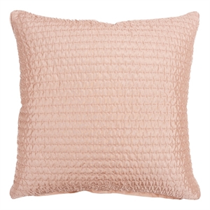 Rizzy Home 22&quot x 22&quot Polyester Pillow Cover in Blush