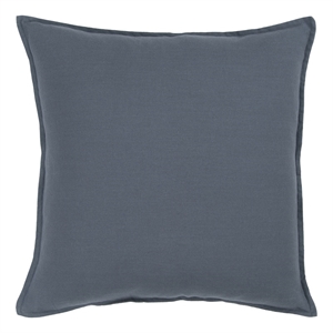 Rizzy Home 20&quot x 20&quot Down Filled Pillow with Cotton Cover in Blue