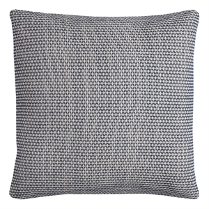 Rizzy Home Geometric 22&quot x 22&quot Down Filled Pillow with Indigo Cotton Cover