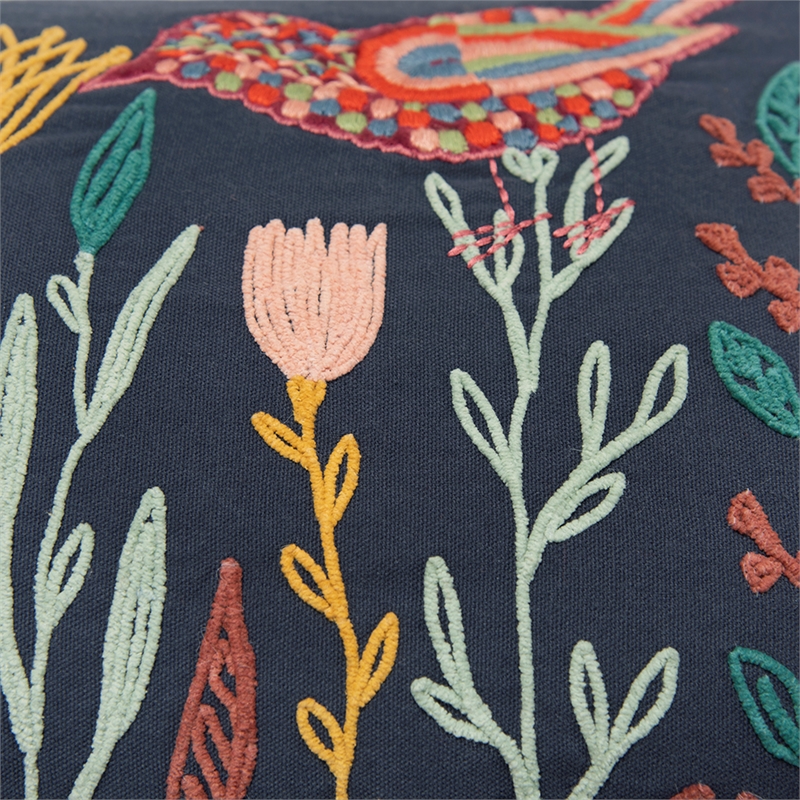 Rizzy Home Botanical with Birds 14