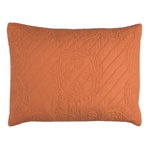 Rizzy Home Moroccan Fling 20&quot x 26&quot Cotton Voile Standard Sham-Orange