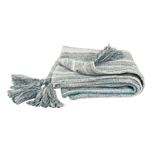 Rizzy Home Abstract 50&quotx60&quot Poly Pet Throw in Multi-Color in Teal to Black