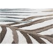 Alora Decor Cedar Key 5' x 8' Coastal Cream/Gray/Rust/Blue Hand-Tufted Area Rug