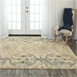 Alora Decor Abby 6' x 9' Traditional Beige/Brown/Blue/Gray Hand Knotted Area Rug
