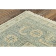 Alora Decor Abby 6' x 9' Traditional Ivory/Blue/Beige/Gray Hand Knotted Area Rug