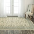 Alora Decor Abby 6' x 9' Traditional Ivory/Blue/Beige/Gray Hand Knotted Area Rug