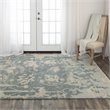 Alora Decor Abby 6' x 9' Traditional Dk. Gray/Blue/Gray Hand Knotted Area Rug