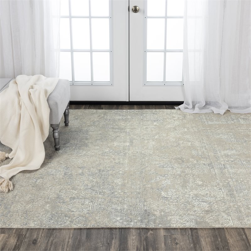 Alora Decor Aurora 9' x 12' Classic/Updated Gray/Taupe Hybrid Area Rug