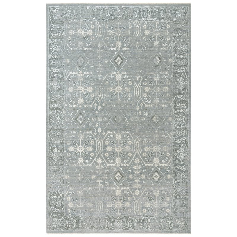 Alora Decor Aurora 8' x 10' Classic/Updated Gray/Ivory Hybrid Area Rug
