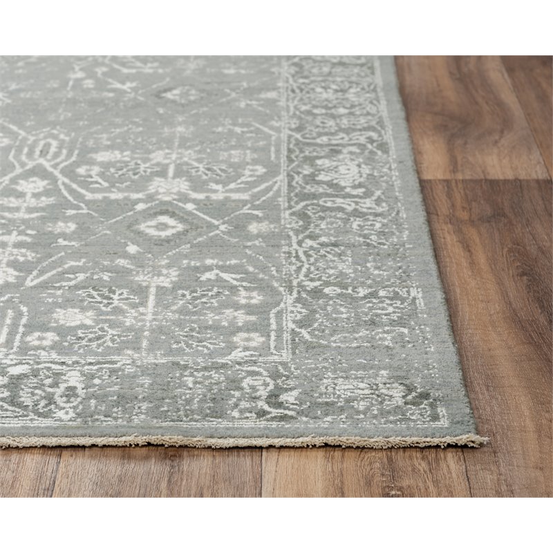 Alora Decor Aurora 9' x 12' Classic/Updated Gray/Ivory Hybrid Area Rug