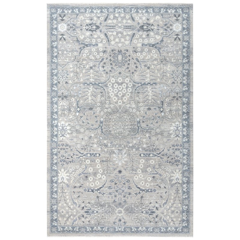 Alora Decor Aurora 5' x 8' Classic/Updated Gray/Beige Hybrid Area Rug