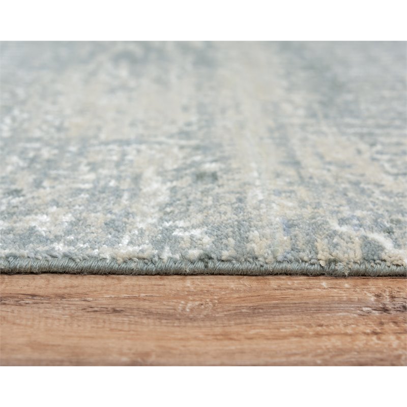 Alora Decor Aurora 5' x 8' Abstract Gray/Gray Hybrid Area Rug
