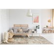 Alora Decor Alure 10' x 13' Classical Green/Beige/Apricot Hybrid Area Rug