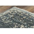 Alora Decor Abby 9' x 12' Traditional Blue/Blue Hand Knotted Area Rug