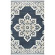 Alora Decor Cascade 8' x 10' Dk Blue/Natural/Gray/Tan Hand-Tufted Area Rug