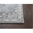 Alora Decor Cascade 5' x 8' Medallion Gray/Lt. Gray/Dk Beige/Blue Gray Area Rug