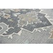 Alora Decor Cascade 5' x 8' Medallion Gray/Lt. Gray/Dk Beige/Blue Gray Area Rug