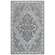 Alora Decor Cascade 5' x 8' Medallion Gray/Lt. Gray/Dk Beige/Blue Gray Area Rug