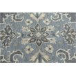 Alora Decor Cascade 5' x 8' Medallion Dk Gray/Blue Gray/Natural/Ivory Area Rug