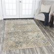 Alora Decor Euphoria 9' x 12' Damask Beige/Gray/Rust/Blue Hybrid Area Rug
