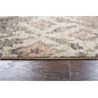 Alora Decor Euphoria 10' x 13' iKat/Brown/Gray/Rust/Blue Hybrid Area Rug