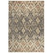 Alora Decor Euphoria 10' x 13' iKat/Brown/Gray/Rust/Blue Hybrid Area Rug