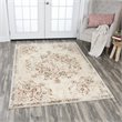 Alora Decor Euphoria 3' x 5' Distress Beige/Gray/Rust/Blue Hybrid Area Rug