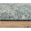 Alora Decor Intrepid 10' x 13' Abstract Blue/Gray/Ivory Hybrid Area Rug