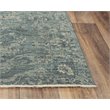 Alora Decor Intrepid 5' x 8' Abstract Blue/Gray/Ivory Hybrid Area Rug
