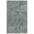 Alora Decor Intrepid 5' x 8' Abstract Blue/Gray/Ivory Hybrid Area Rug